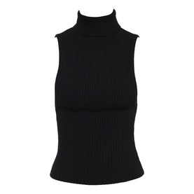 Dina Backless Turtleneck Top