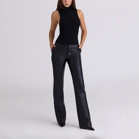 Dina Backless Turtleneck Top