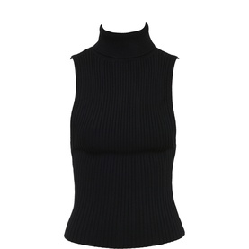 Dina Backless Turtleneck Top