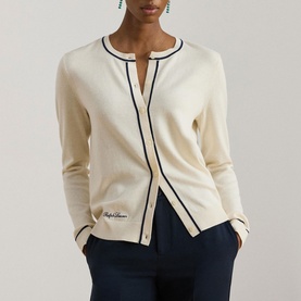 Script Logo Knitted Cardigan