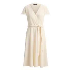 Belted Georgette Mini Dress