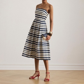 Striped Cocktail Dress