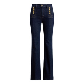 High-Rise Flared Sailor Jeans