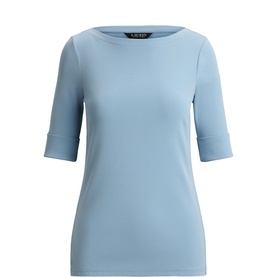 Embroidered Monogram Logo Top