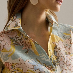 Floral Linen Shirt