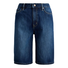 Bermuda Wide Leg Denim Shorts