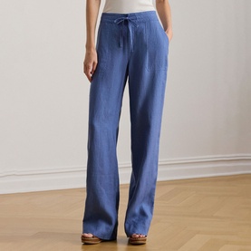 Linen Wide Leg Trousers