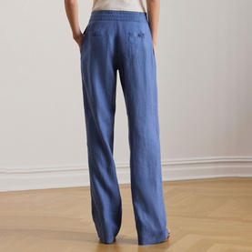 Linen Wide Leg Trousers