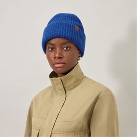Chunky Logo Ribbed Wool Beanie