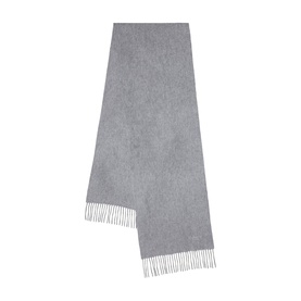Knitted Cashmere Logo Scarf