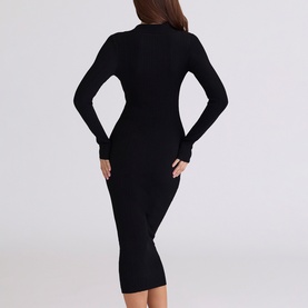Sabra Knitted Shirt Dress