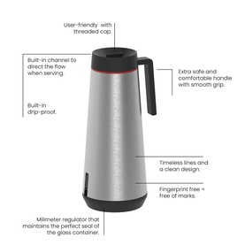 Stainless Steel Thermal Flask 1L