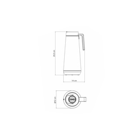 Stainless Steel Thermal Flask 1L