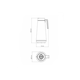 Stainless Steel Thermal Flask 1L