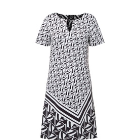 Printed Flared Dress