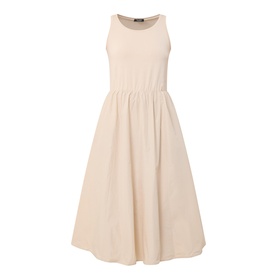 Solid Flared Dress