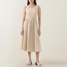Solid Flared Dress