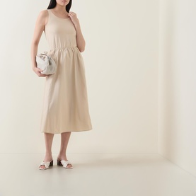 Solid Flared Dress