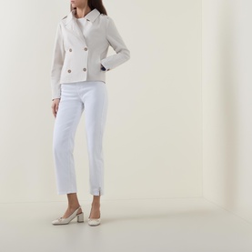 Double-Breasted Trench Jacket