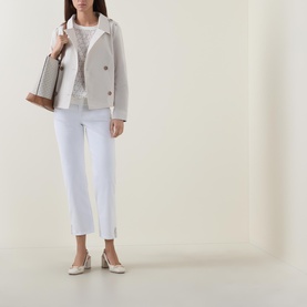 Double-Breasted Trench Jacket