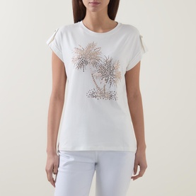 Palm Embellished T-Shirt