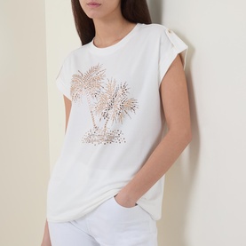 Palm Embellished T-Shirt
