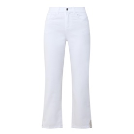 Cropped Straight Leg Jeans
