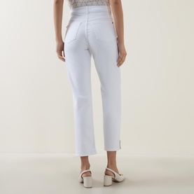 Cropped Straight Leg Jeans