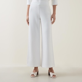 Cropped Wide Leg Trousers