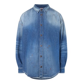 Distressed Denim Shirt