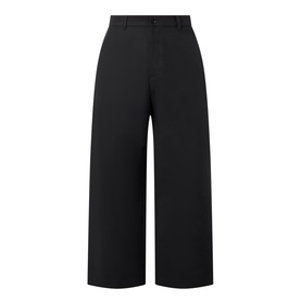 High-Rise Wide Leg Casual Trousers