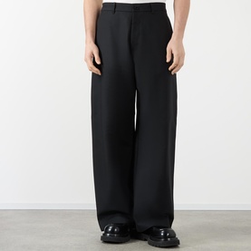 High-Rise Wide Leg Casual Trousers