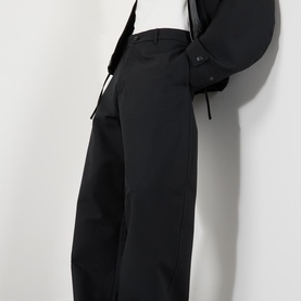 High-Rise Wide Leg Casual Trousers