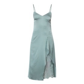 Lace-Panel Slip Dress