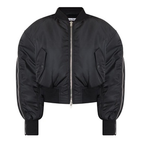 Onada Cropped Bomber Jacket