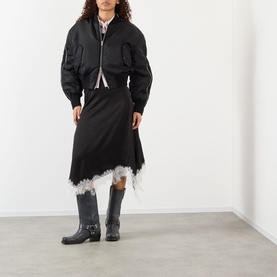 Onada Cropped Bomber Jacket