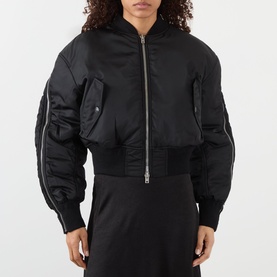Onada Cropped Bomber Jacket