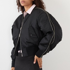 Onada Cropped Bomber Jacket