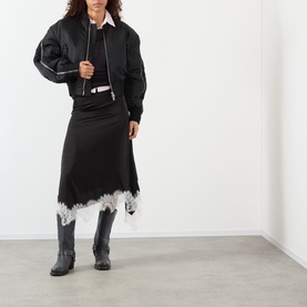Onada Cropped Bomber Jacket