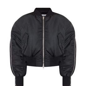 Onada Cropped Bomber Jacket