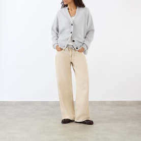 Keeves Plush Brushed Cardigan