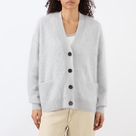 Keeves Plush Brushed Cardigan