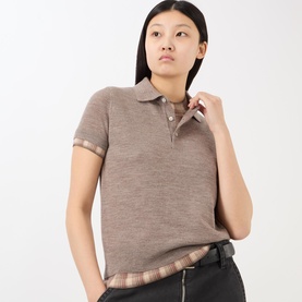 Kalissa Double-Layer Polo Shirt