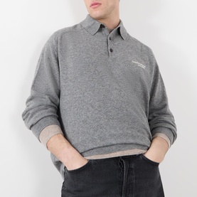 Logo Polo Sweater