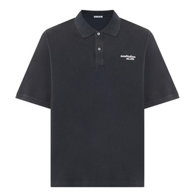 Washed Logo Polo Shirt