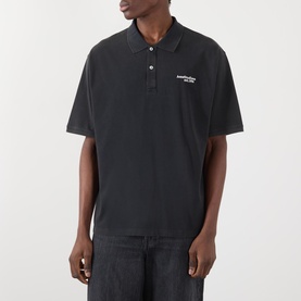 Washed Logo Polo Shirt