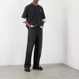 Washed Logo Polo Shirt