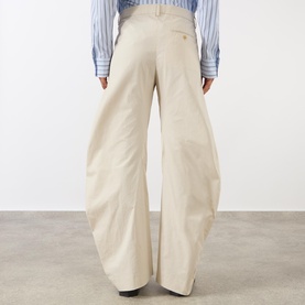 Patty Coated Barrel Leg Jeans