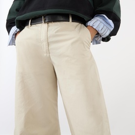 Patty Coated Barrel Leg Jeans