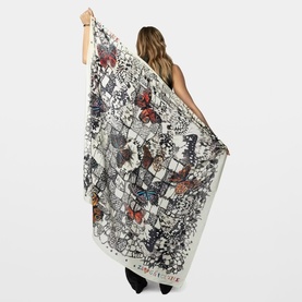 Blondie Butterfly Lace 130 Scarf